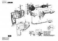 Bosch 0 603 240 742 Percussion Drill 240 V / GB Spare Parts